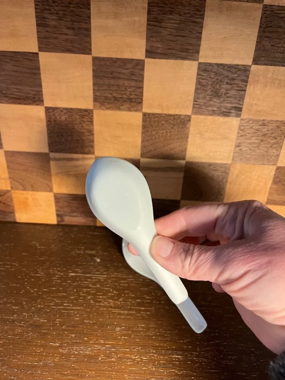 Ceramic Chinese Soup Spoon A148